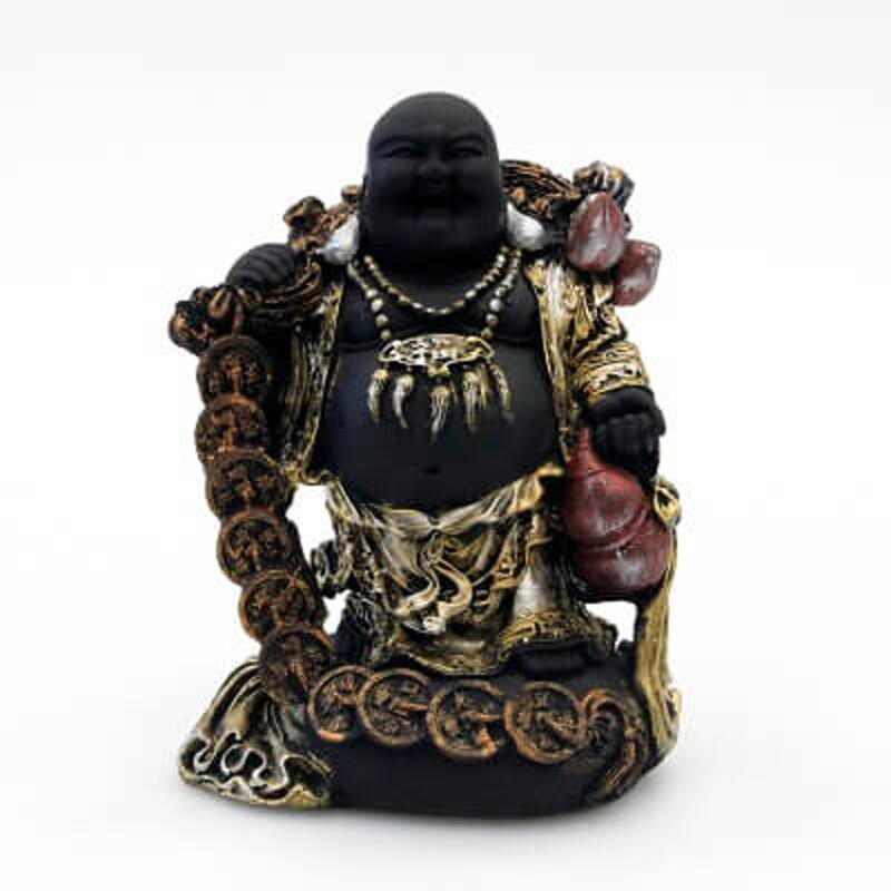 Soška resin Happy Buddha 17 cm 07