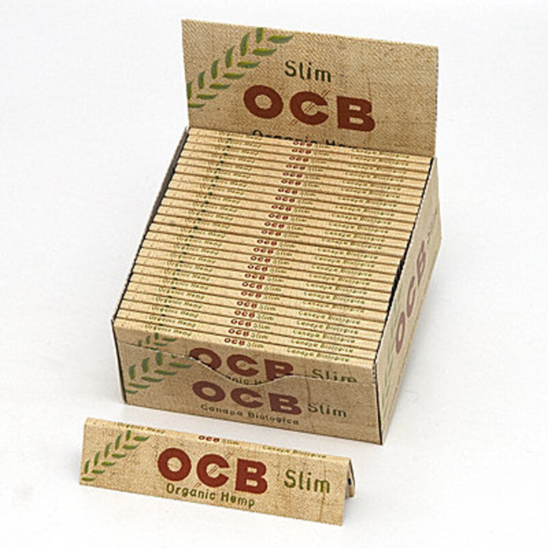 Cigaretové papírky OCB Organic Slim KS Box 50 ks
