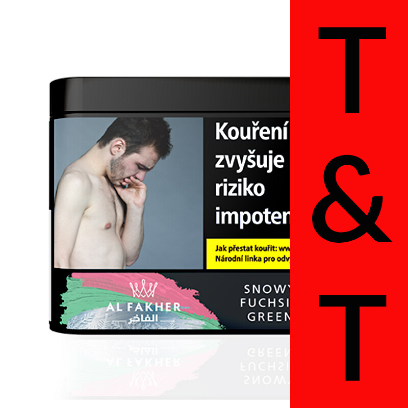 Tabák Al Fakher Snowy Fuchsia Green 200 g