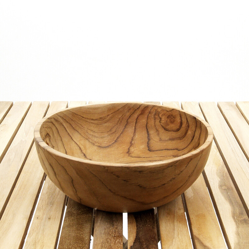 Teak miska 20 cm