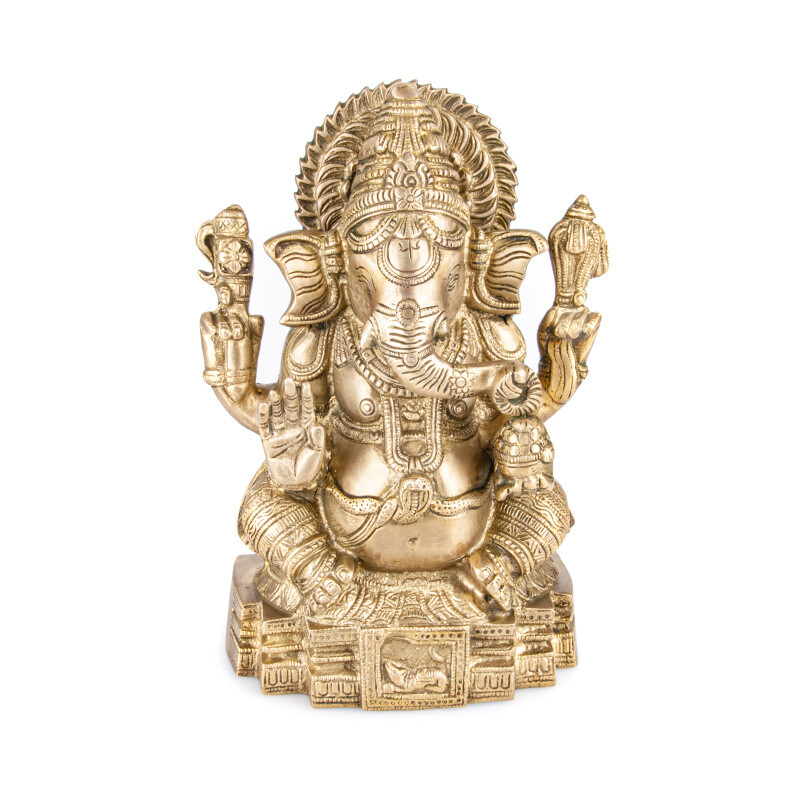 Soška kov Ganesha 27 cm