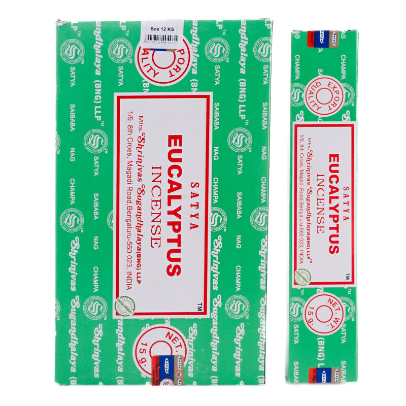 Indické vonné tyčinky Satya PK Eucalyptus 15 g