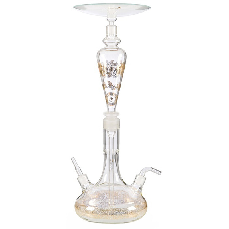 Vodní dýmka Dschinni Skyline 73 cm zlatá