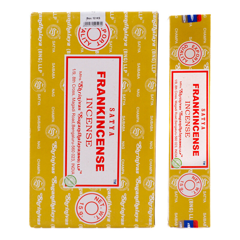 Indické vonné tyčinky Satya PK Frankincense 15 g