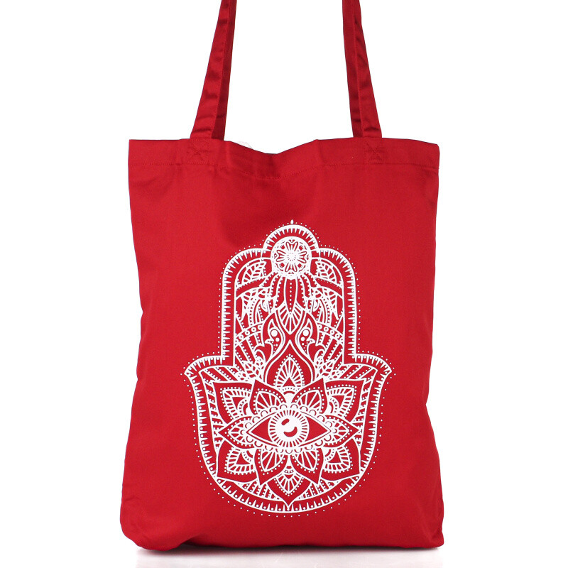 Taška Shoppy Hamsa červená