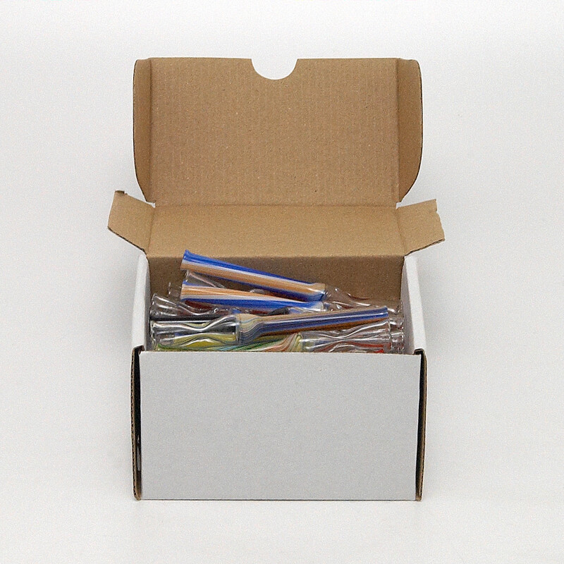 Skleněnka barevná Roští 7 cm Box 30 ks