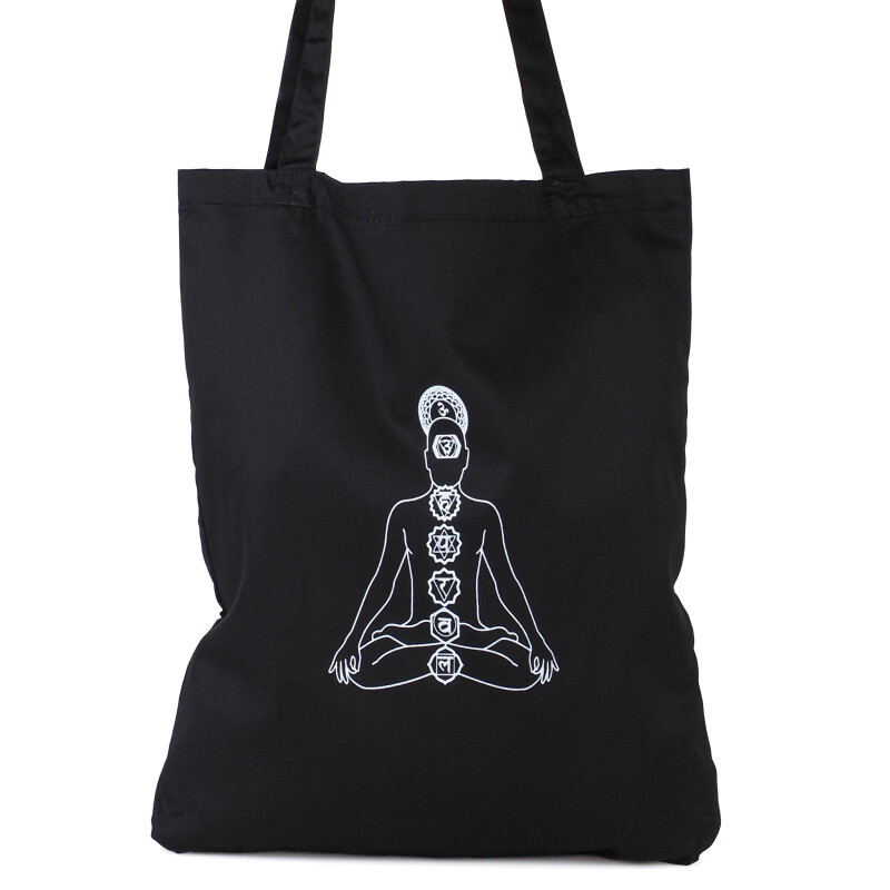 Taška Shoppy Seven Chakras černá