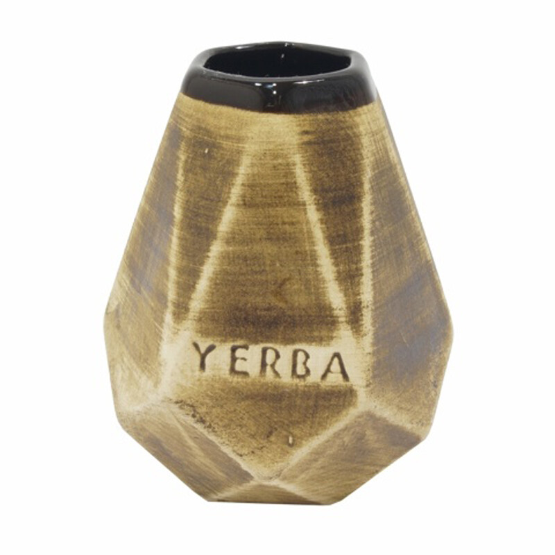 Kalabasa keramika YERBA Diamond 350 ml natural