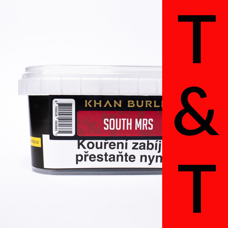 Tabák Khan Burley South Mrs 250 g