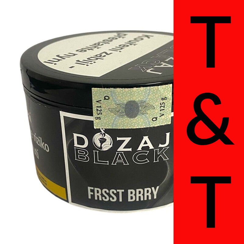 Tabák Dozaj Black Frsst Brry 125 g