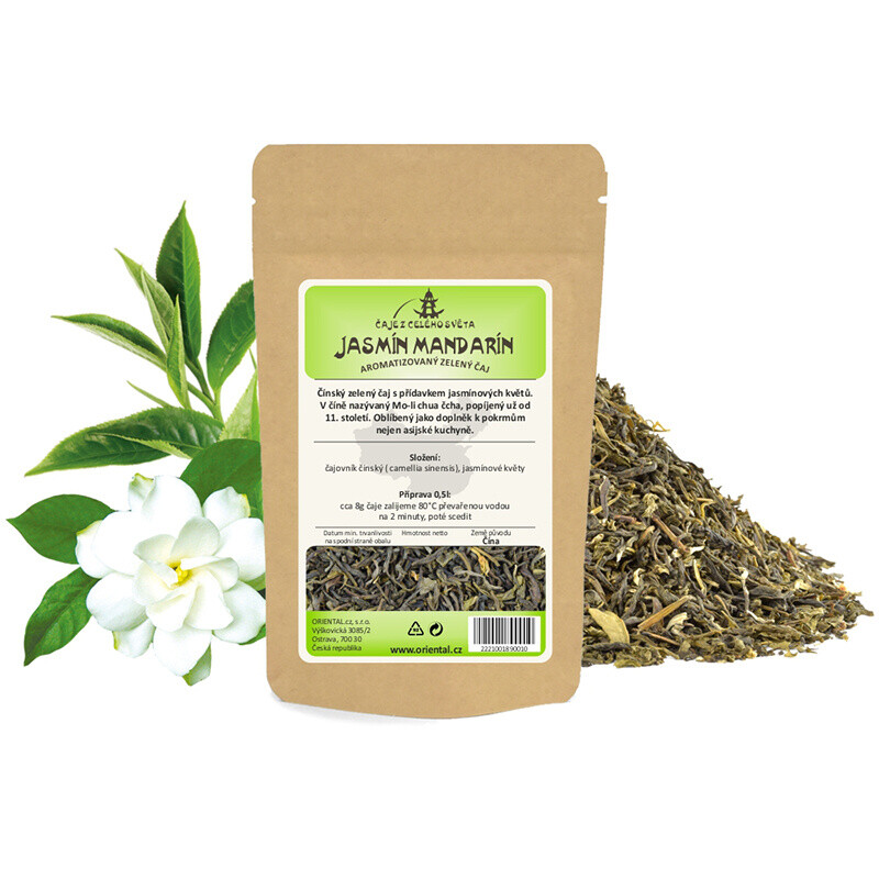 Čaj aromatizovaný Jasmín mandarín 50 g