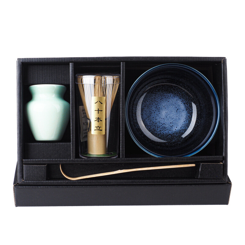 Matcha set keramika Japan Uzu Blue