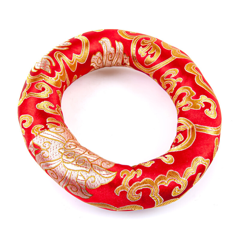 Podložka pod tibetskou mísu Orient Circle 18 cm červená