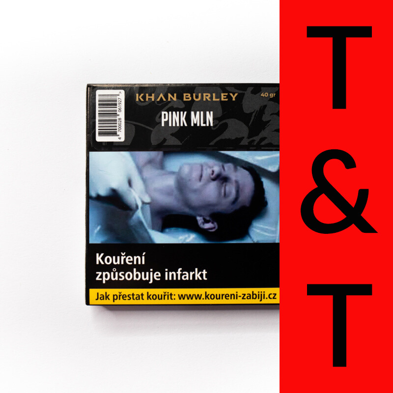 Tabák Khan Burley Pink Mln 40 g