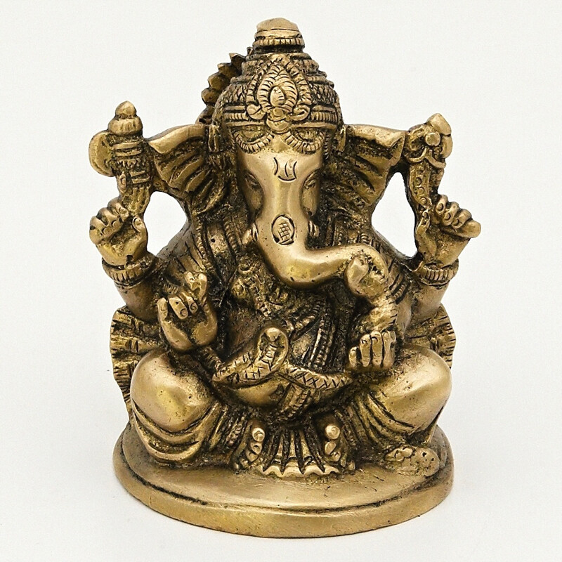 Soška kov Ganesha 10 cm 02