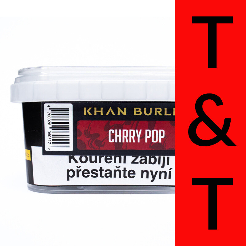 Tabák Khan Burley Chrry Pop 250 g