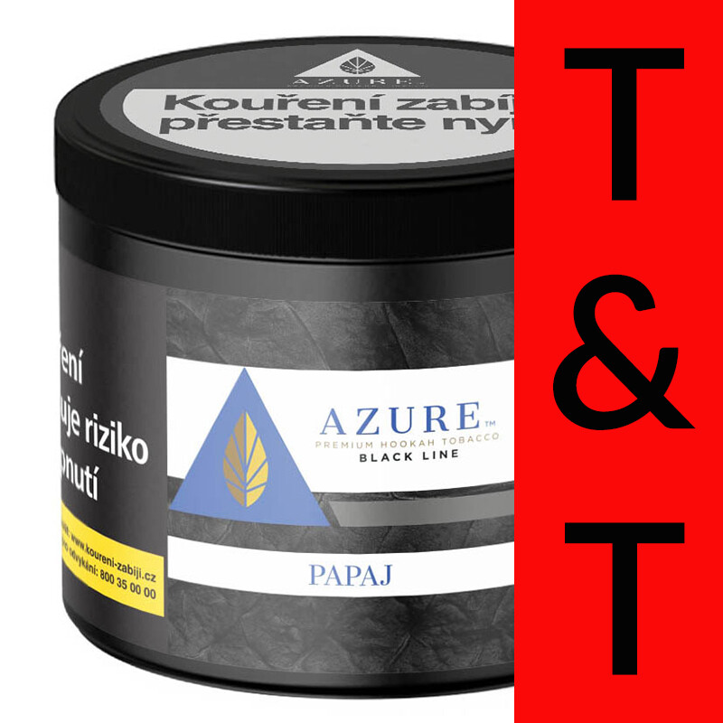Tabák Azure Black Papaj 250 g