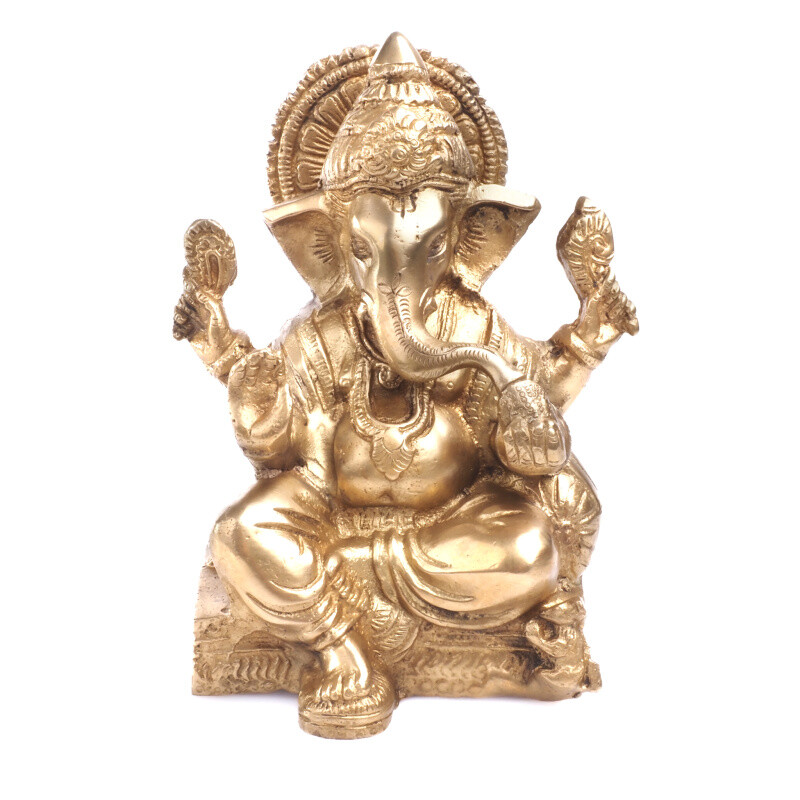 Soška kov Ganesha 17 cm 01