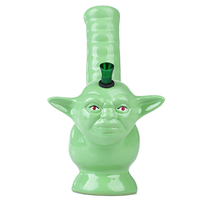 Bong keramika Mr.Yoda II. 21 cm zelená