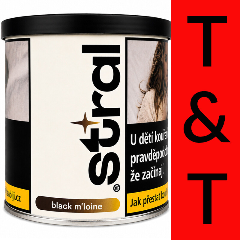 Tabák Stral Black M'loine 200 g