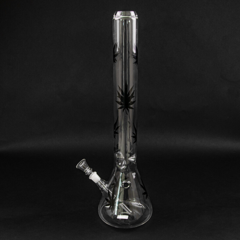 Bong Simax Black Leaf Old School Black 45 cm