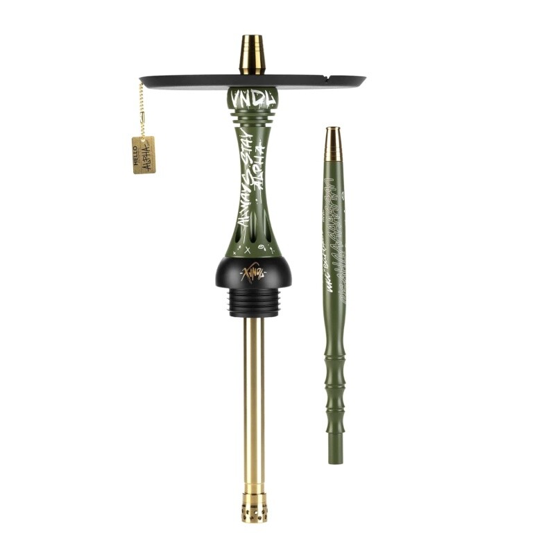 Vodní dýmka Alpha Hookah X VNDL Olive