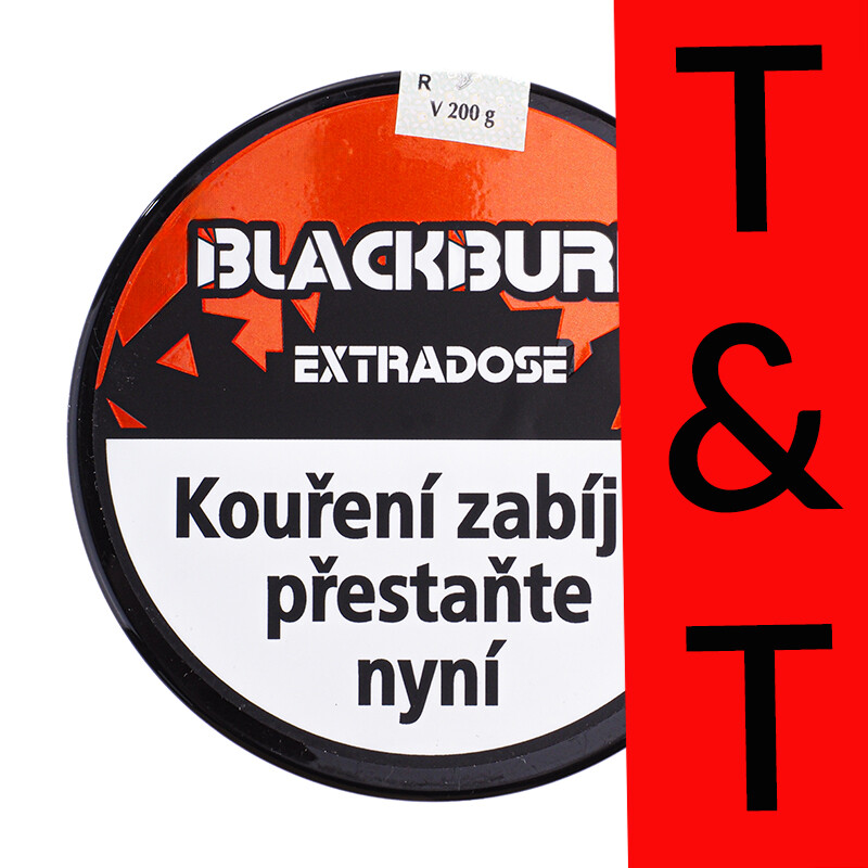 Tabák BlackBurn Extradose 200 g