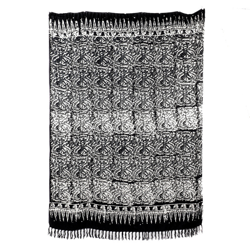 Pareo Sarong Bali Roro černá 160 x 118 cm