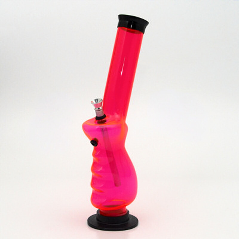 Bong acrylic Gripper UV 30 cm růžová