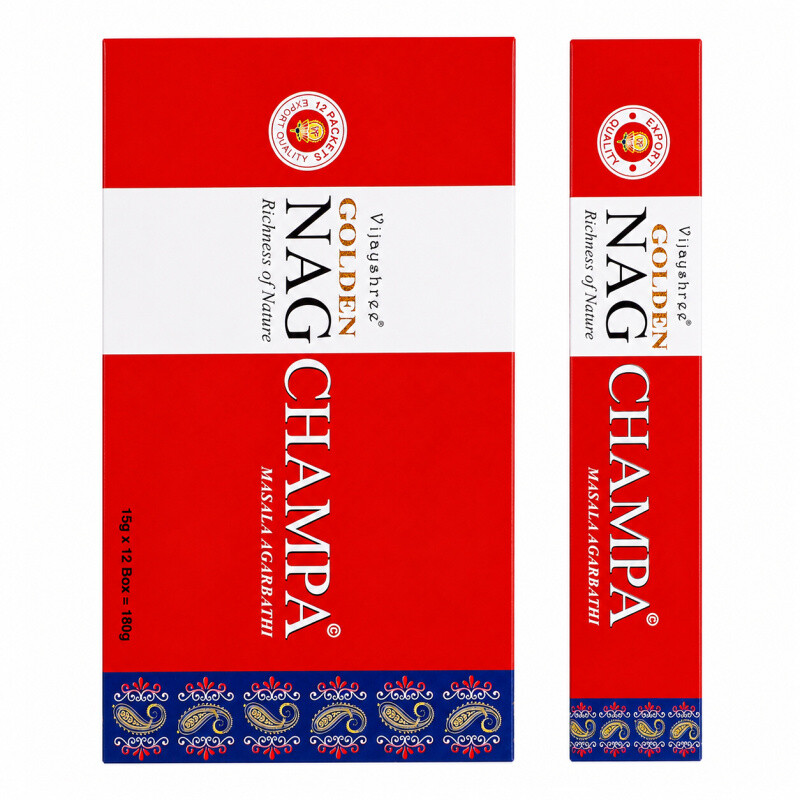 Indické vonné tyčinky Vijayshree Golden Nag Champa
