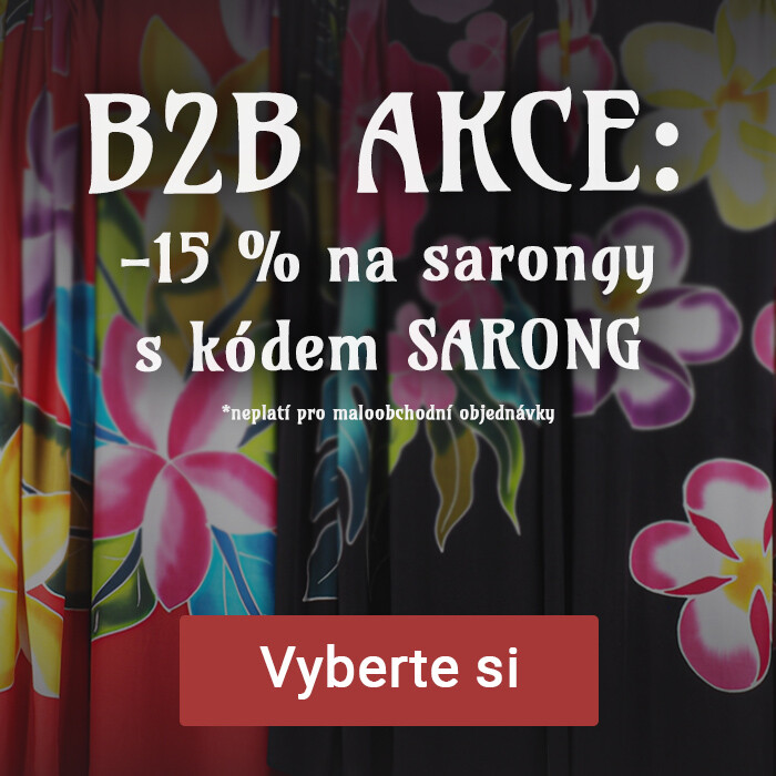 B2B AKCE na sarongy