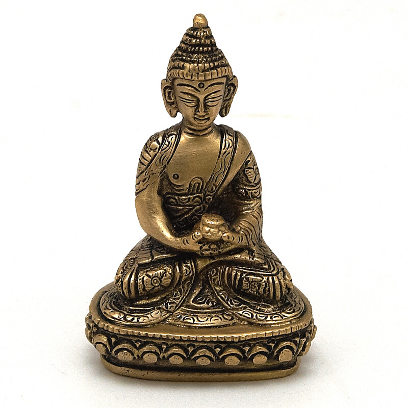 Soška kov Buddha 10 cm III