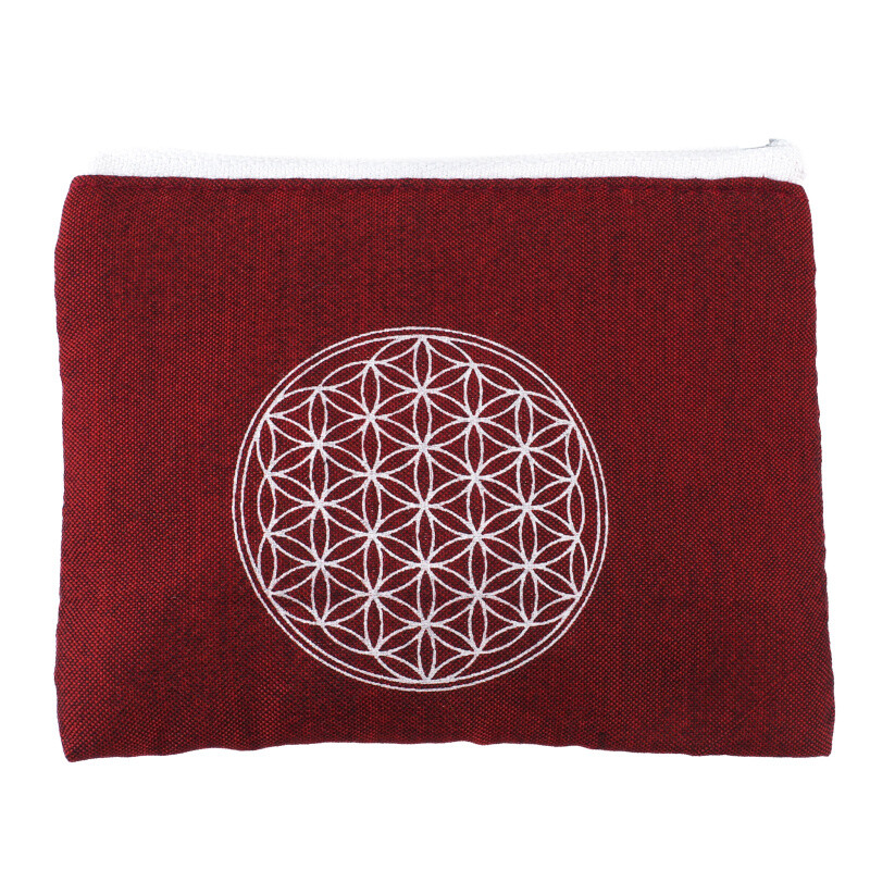 Peněženka Zippy Flower of Life vínová