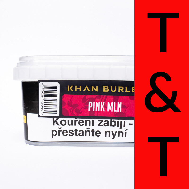 Tabák Khan Burley Pink Mln 250 g