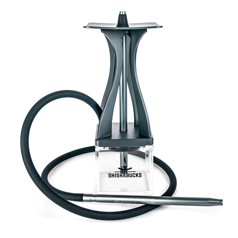 Vodní dýmka Shishabucks Cloud Mini 40 cm šedá