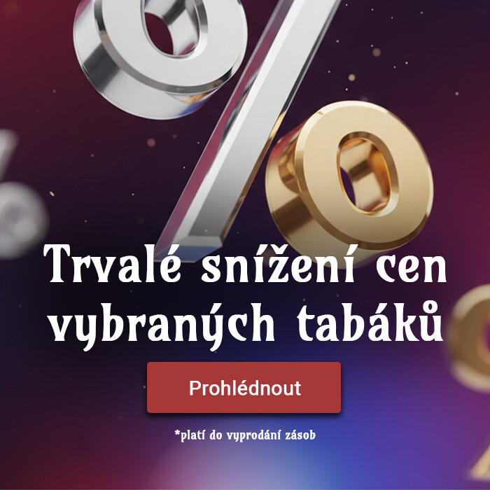 Trvalé snížení cen vybraných tabáků