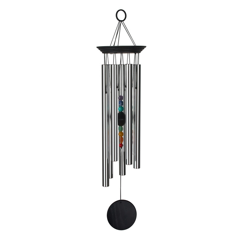Zvonkohra Woodstock 7 čakrových kamenů 61 cm
