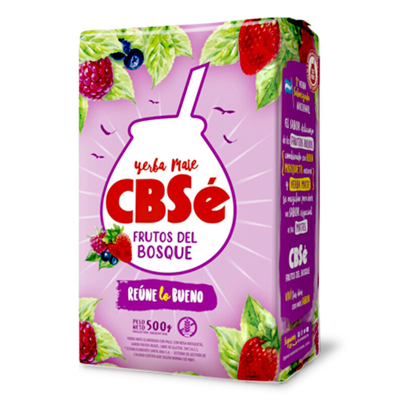 Čaj Yerba Mate CBSé Lesní plody 500 g