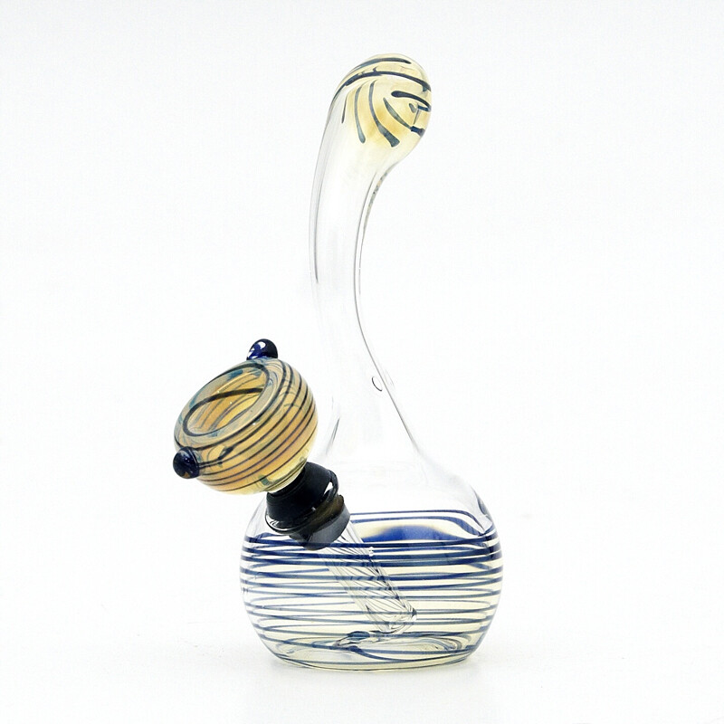 Bong Pyrex Cobra 13 cm modrá