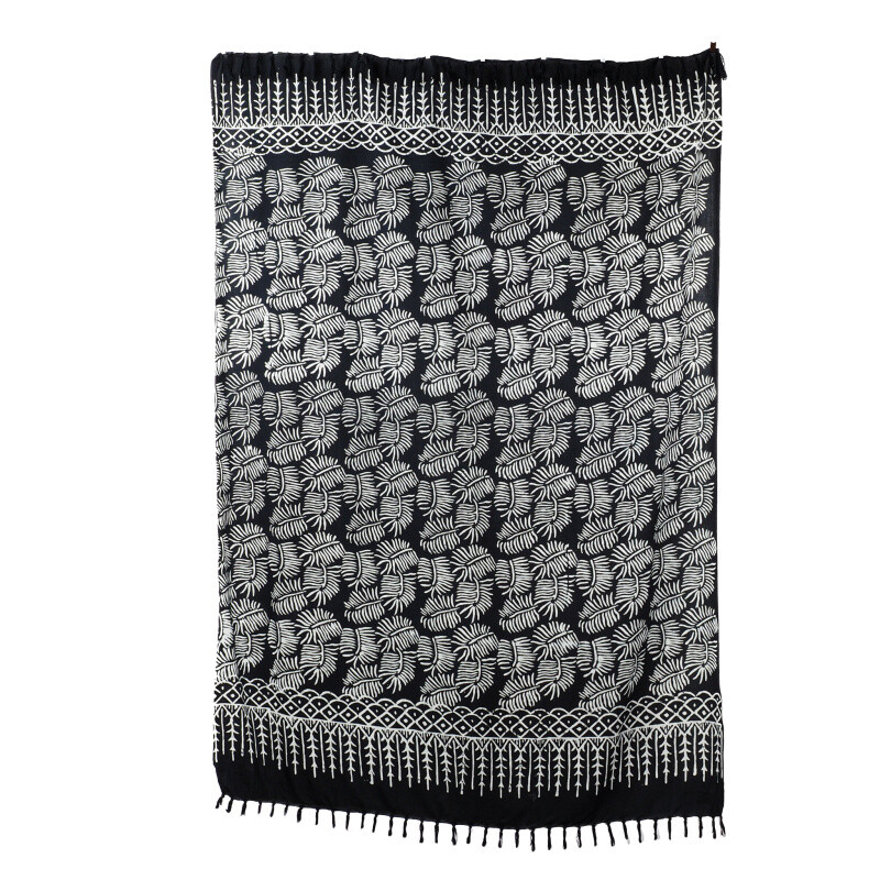 Pareo Sarong Bali Indah černá 160 x 118 cm