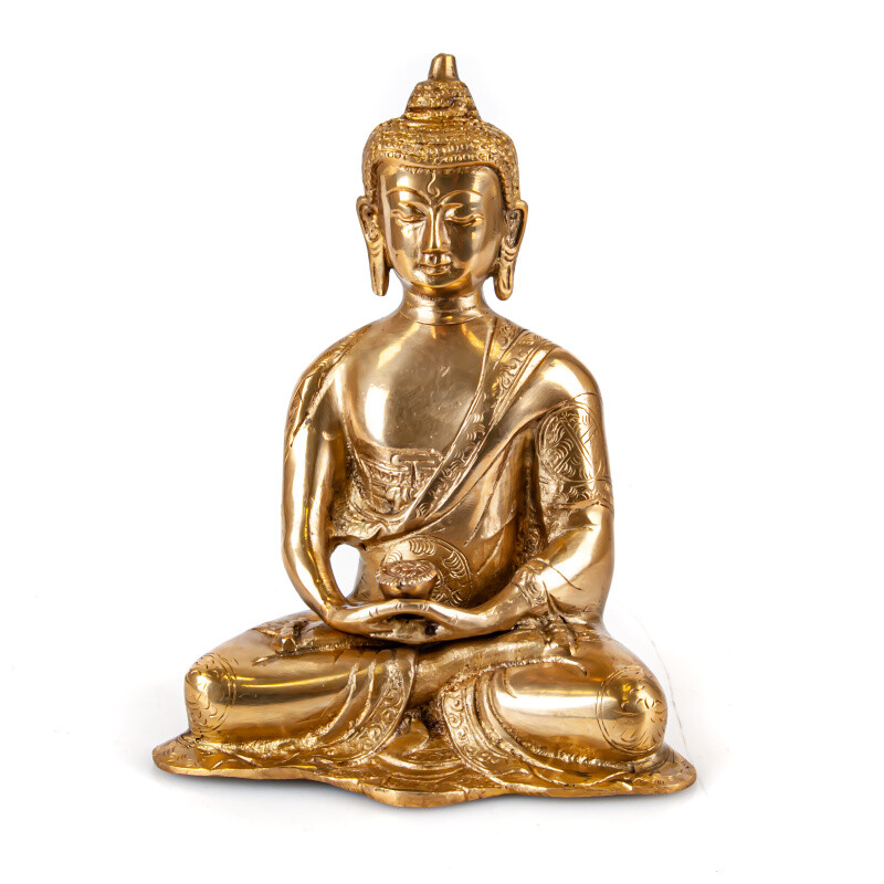 Soška kov Buddha 20 cm 02