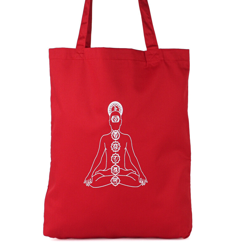 Taška Shoppy Seven Chakras červená