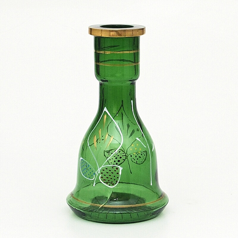 Váza pro vodní dýmky Top Mark Heket Painted 26 cm zelená