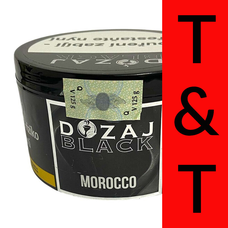 Tabák Dozaj Black Morocco 125 g