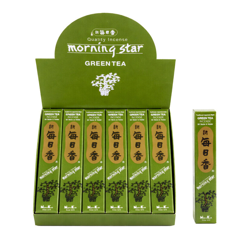 Japonské vonné tyčinky Nippon M/S 50 ks Green Tea