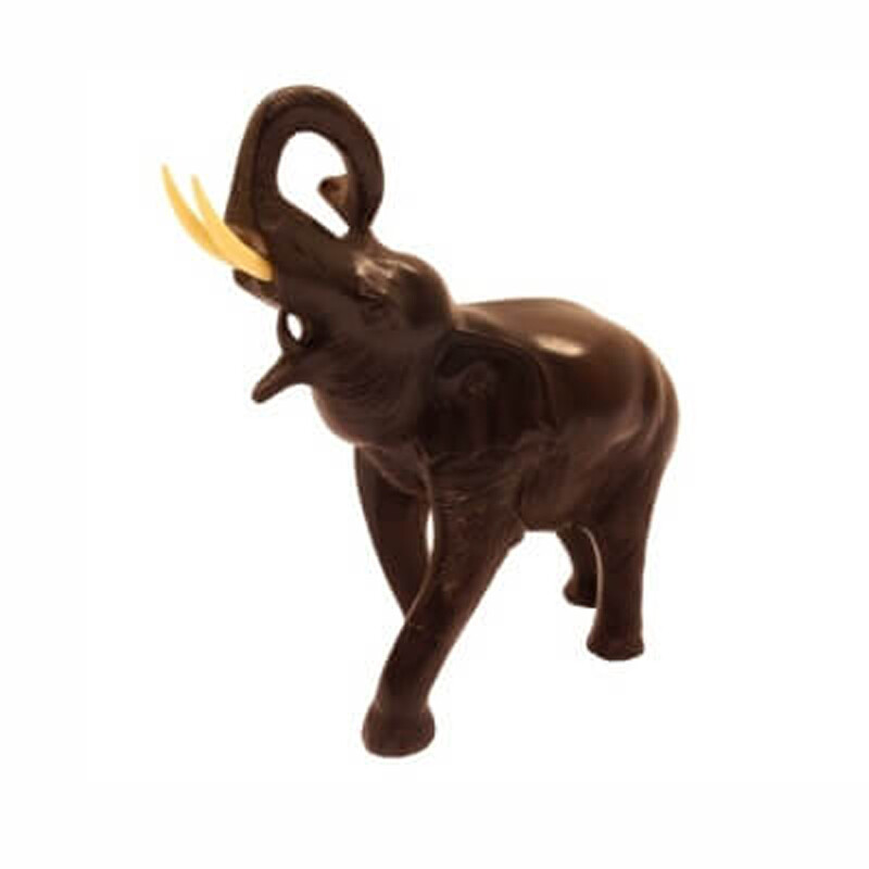 Soška resin Šťastný slon 24 cm