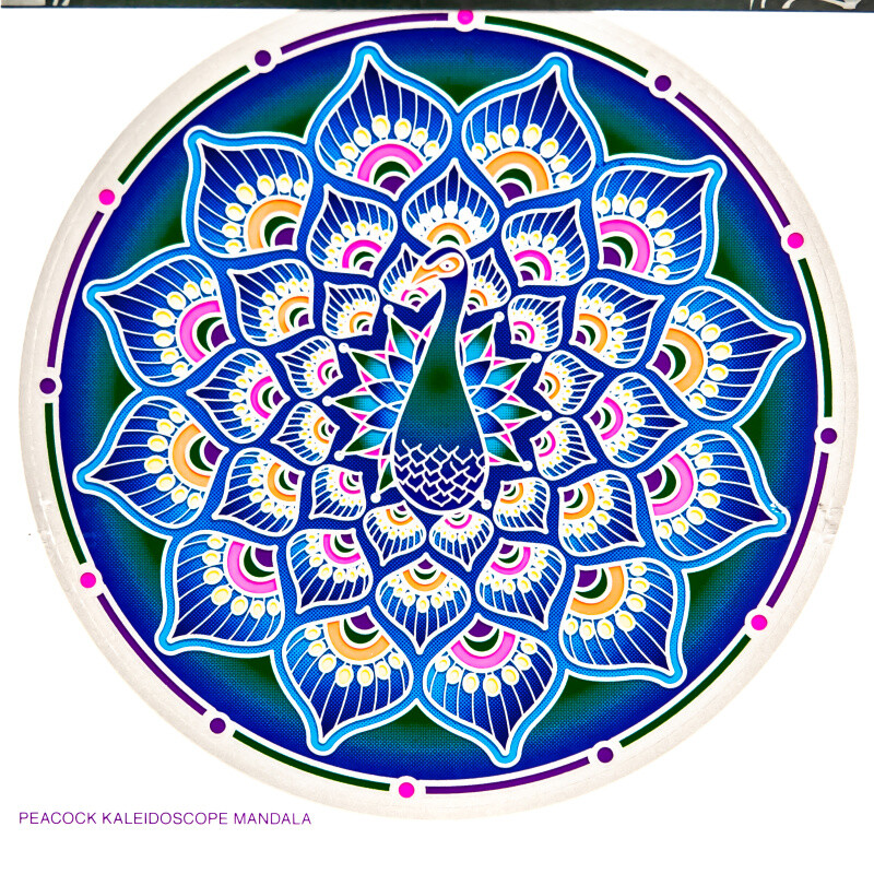 Mandala Sunseal V Peacock Kaleidoscope
