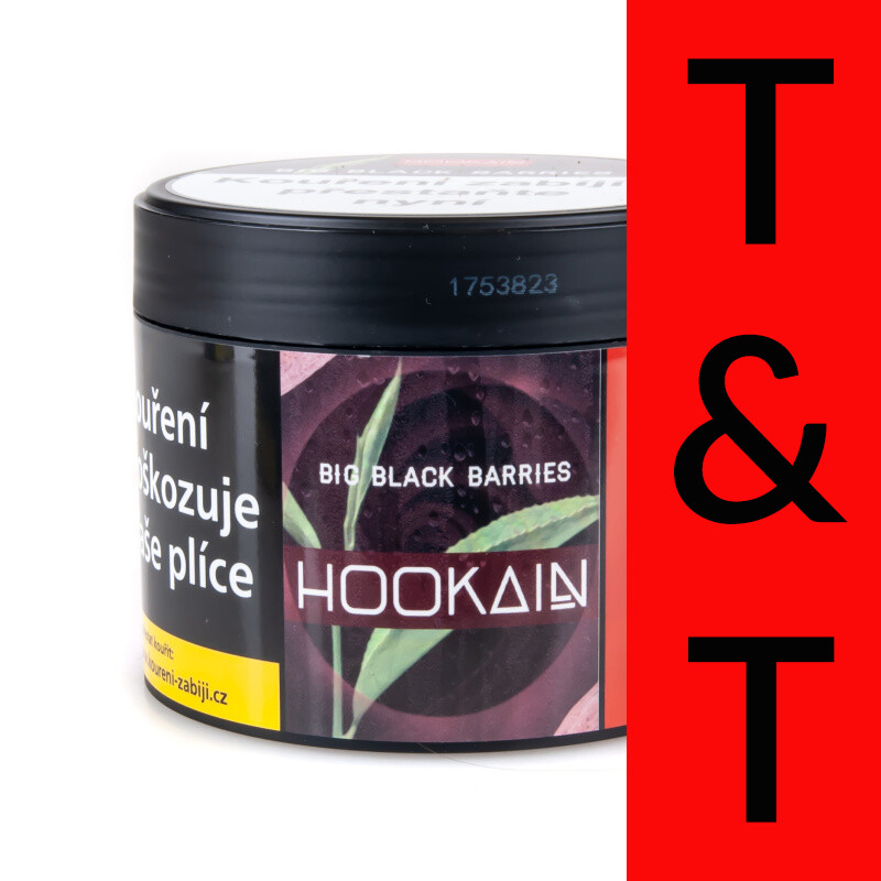 Tabák Hookain Big Black Barries 200 g