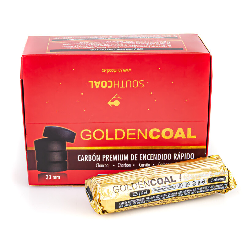 Uhlíky do vodní dýmky Golden Coal 33 mm KR 1 x 10