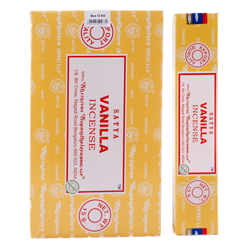 Indické vonné tyčinky Satya PK Vanilla 15 g